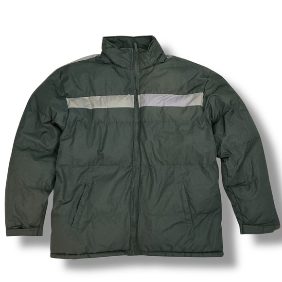totes Other - Totes Men’s Puffer Storm Jacket Winter Zip Up Coat Insulated Green Gray 2XL